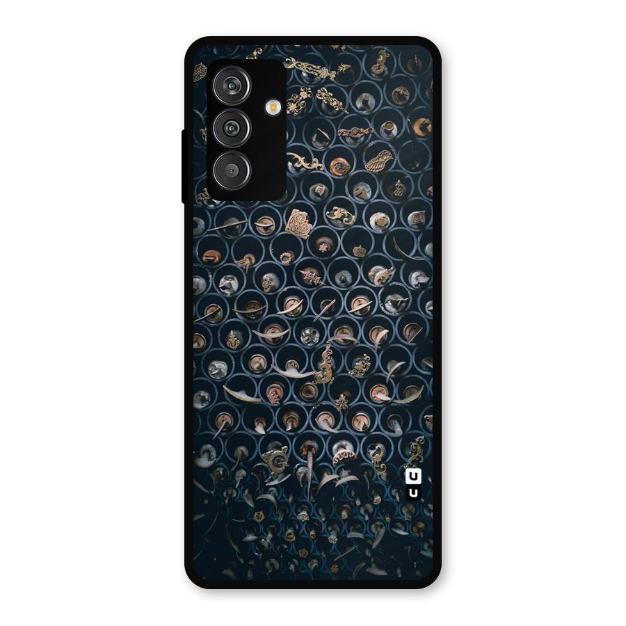 Ancient Wall Circles Metal Back Case for Galaxy M14 5G