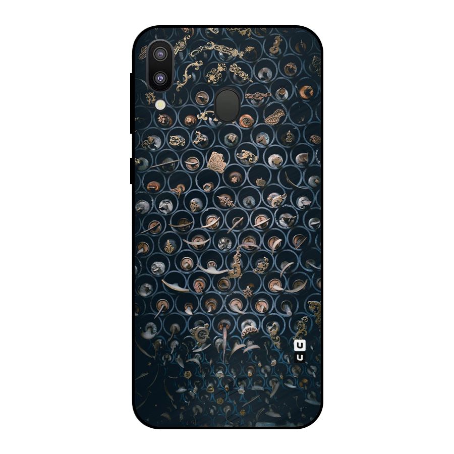 Ancient Wall Circles Metal Back Case for Galaxy M20