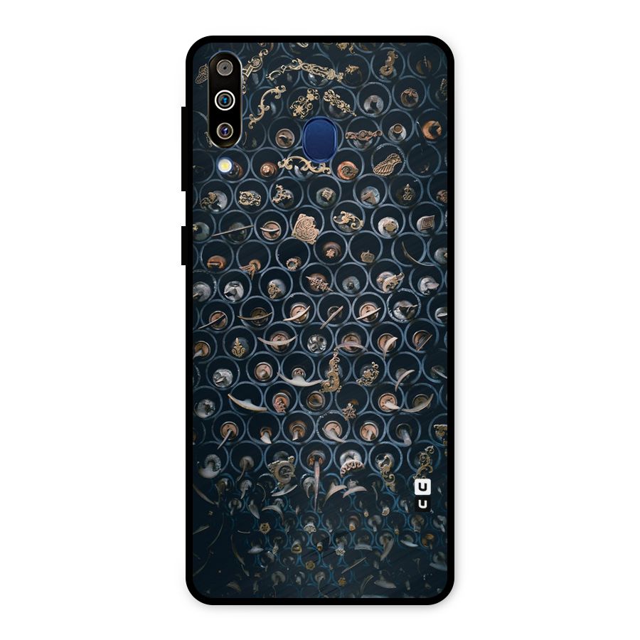 Ancient Wall Circles Metal Back Case for Galaxy M30