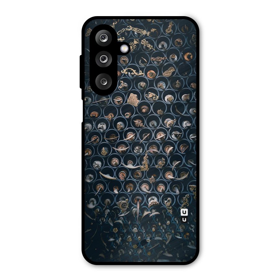 Ancient Wall Circles Metal Back Case for Galaxy M36