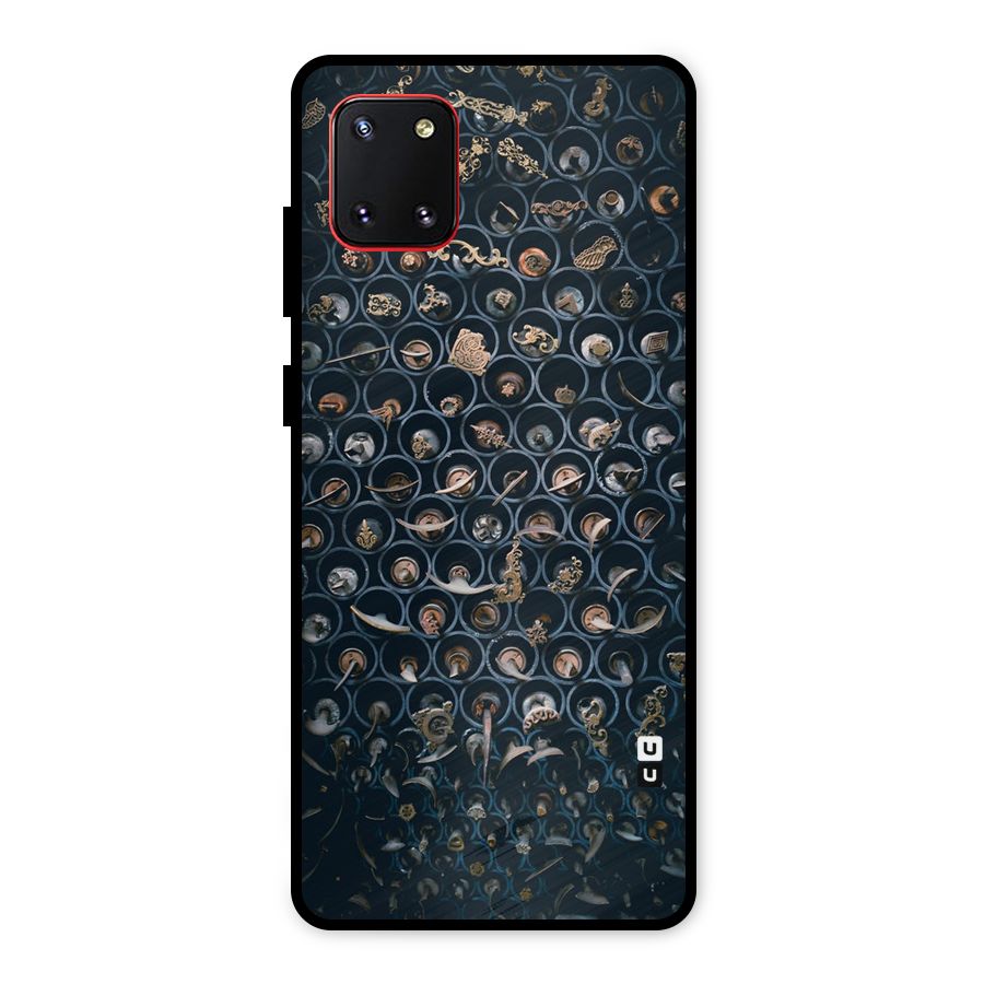 Ancient Wall Circles Metal Back Case for Galaxy Note 10 Lite