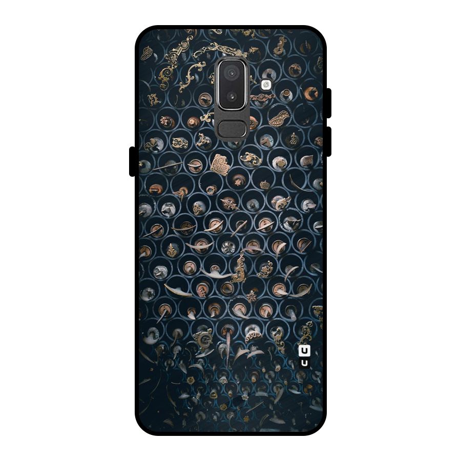 Ancient Wall Circles Metal Back Case for Galaxy On8 (2018)