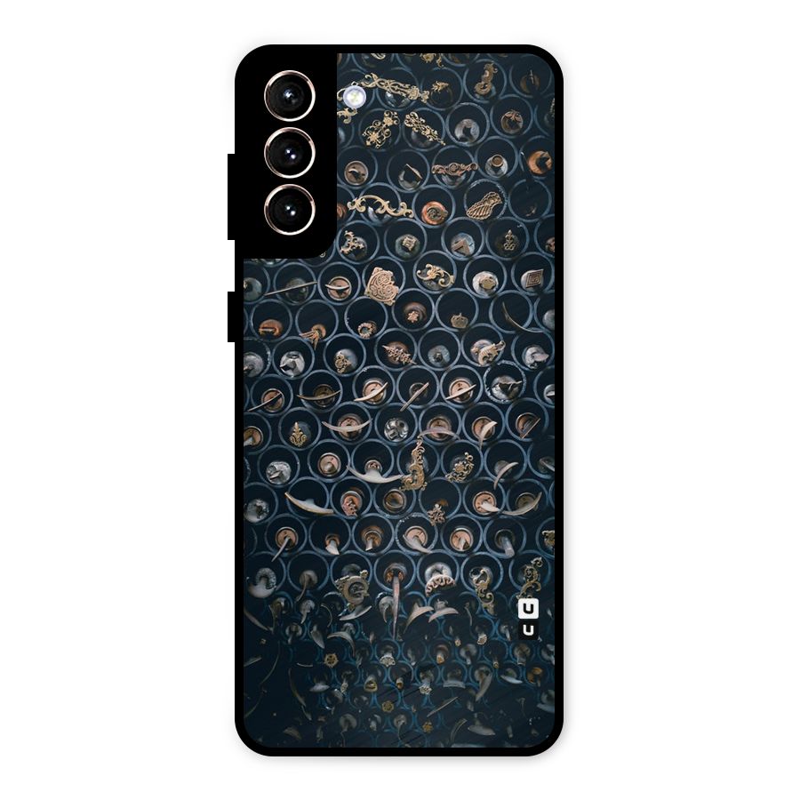Ancient Wall Circles Metal Back Case for Galaxy S21 Plus