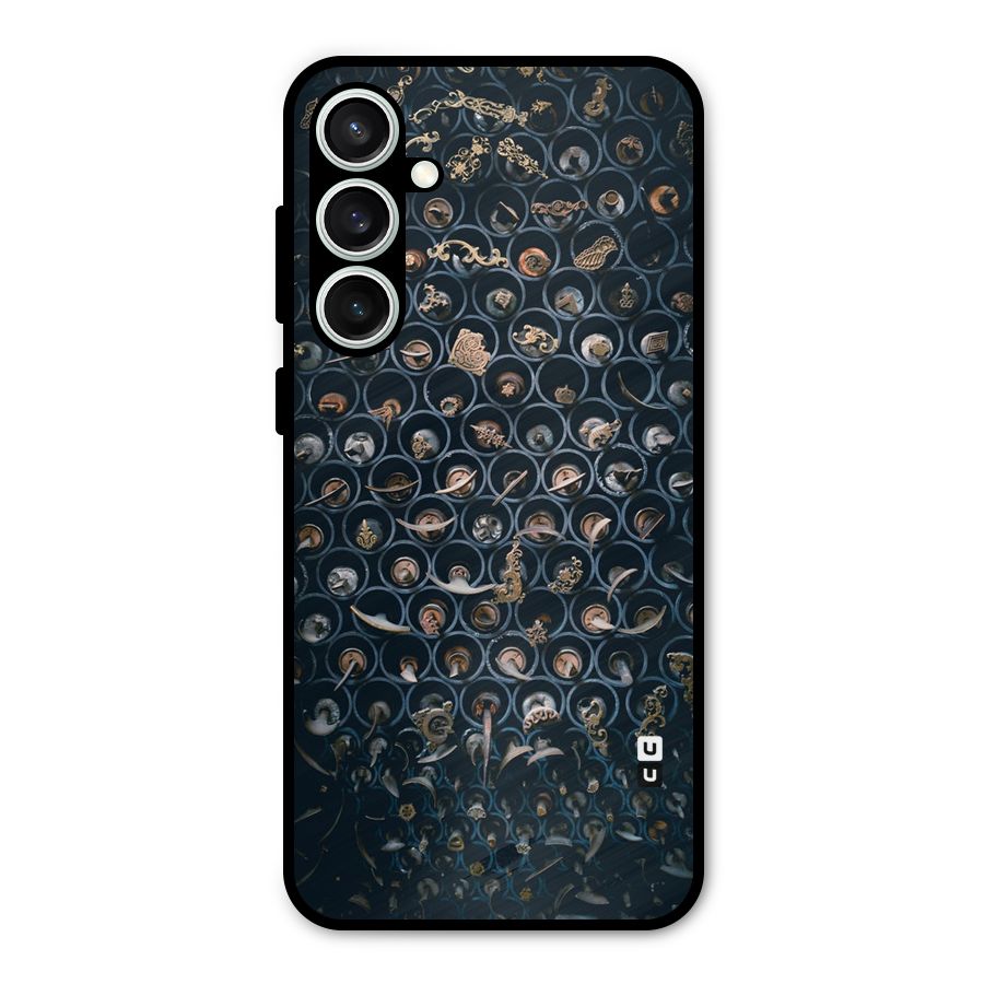 Ancient Wall Circles Metal Back Case for Galaxy S23 FE