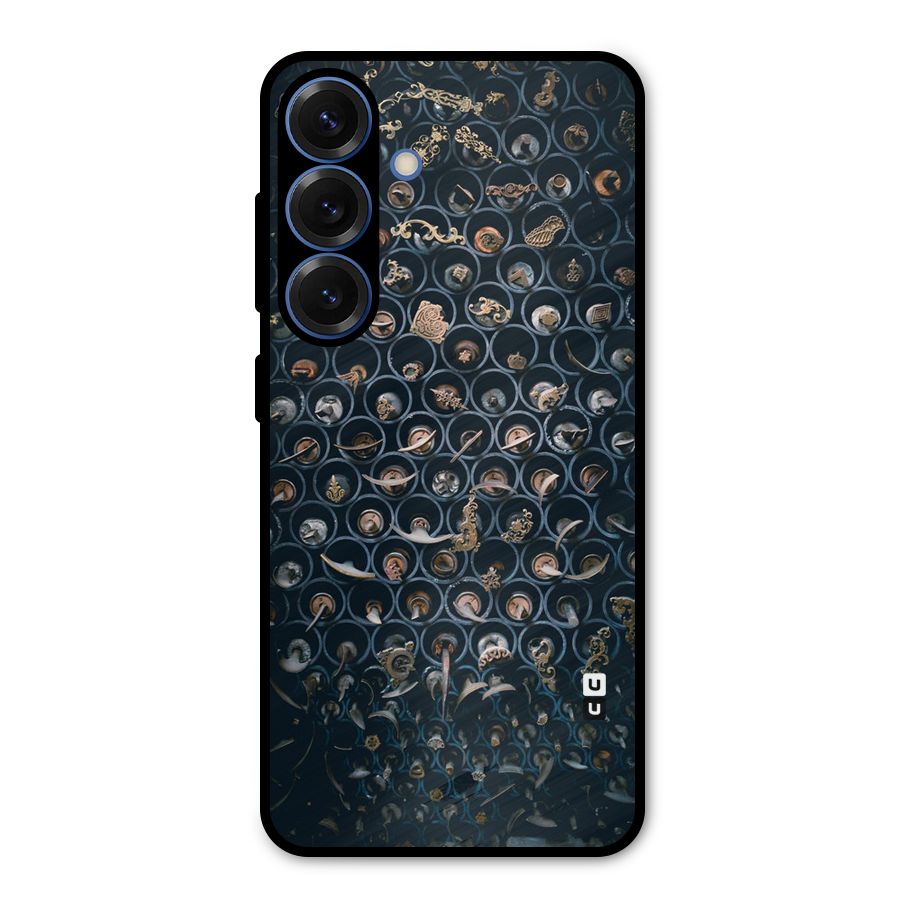 Ancient Wall Circles Metal Back Case for Galaxy S25