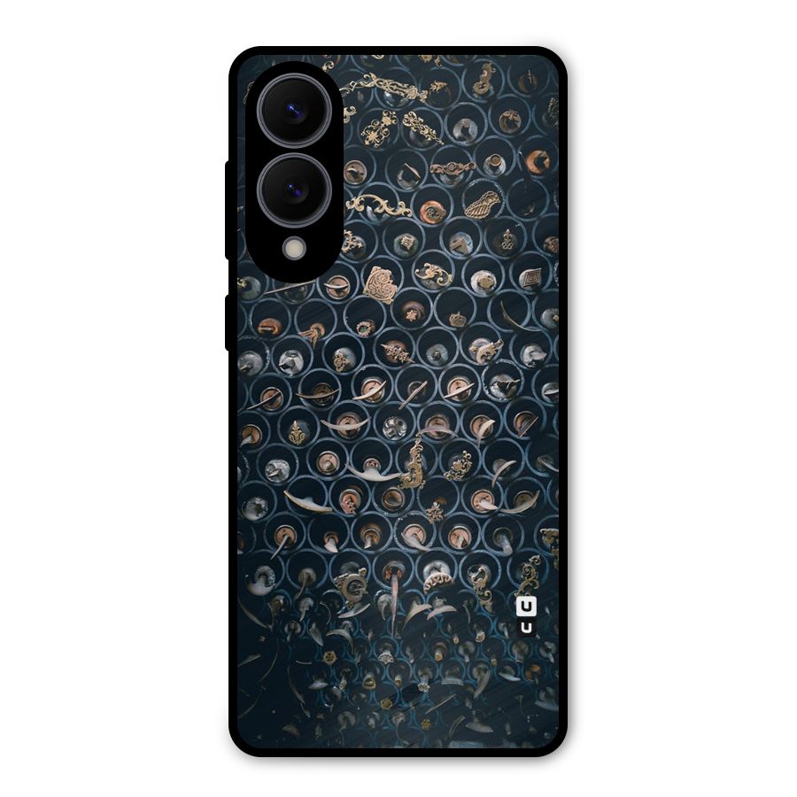 Ancient Wall Circles Metal Back Case for Galaxy S25 Edge