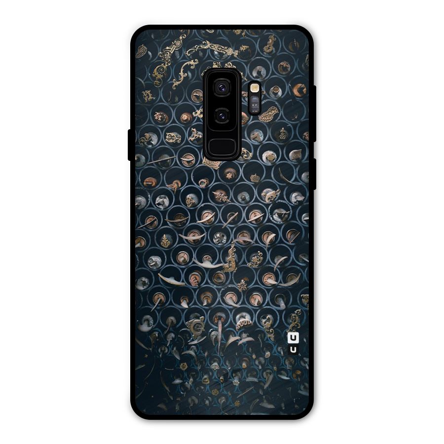Ancient Wall Circles Metal Back Case for Galaxy S9 Plus