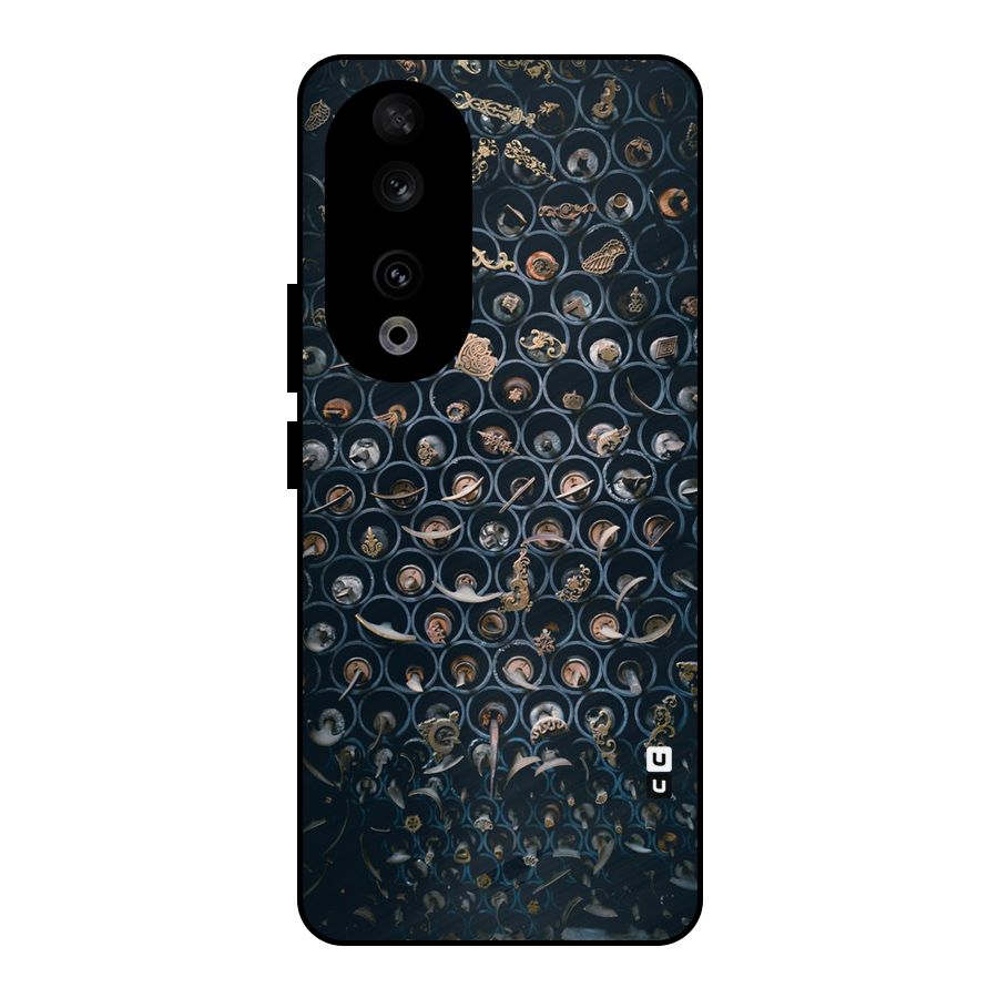 Ancient Wall Circles Metal Back Case for Honor 90