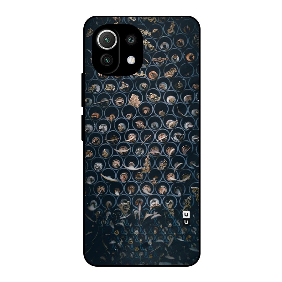 Ancient Wall Circles Metal Back Case for Mi 11 Lite