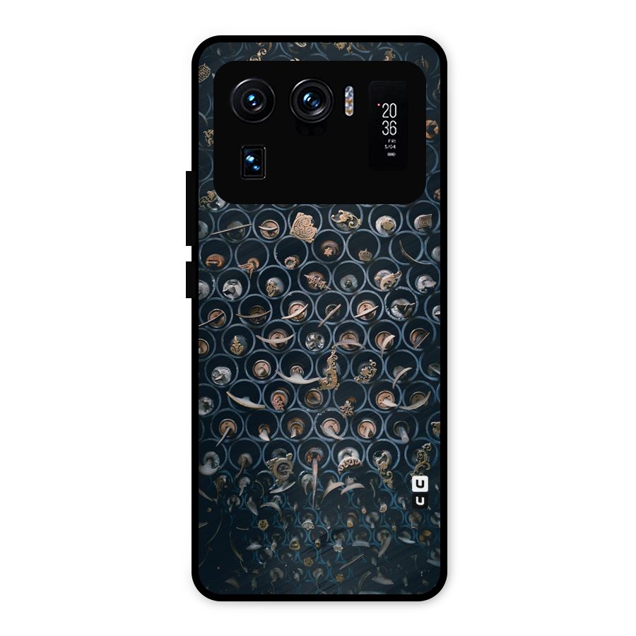 Ancient Wall Circles Metal Back Case for Mi 11 Ultra