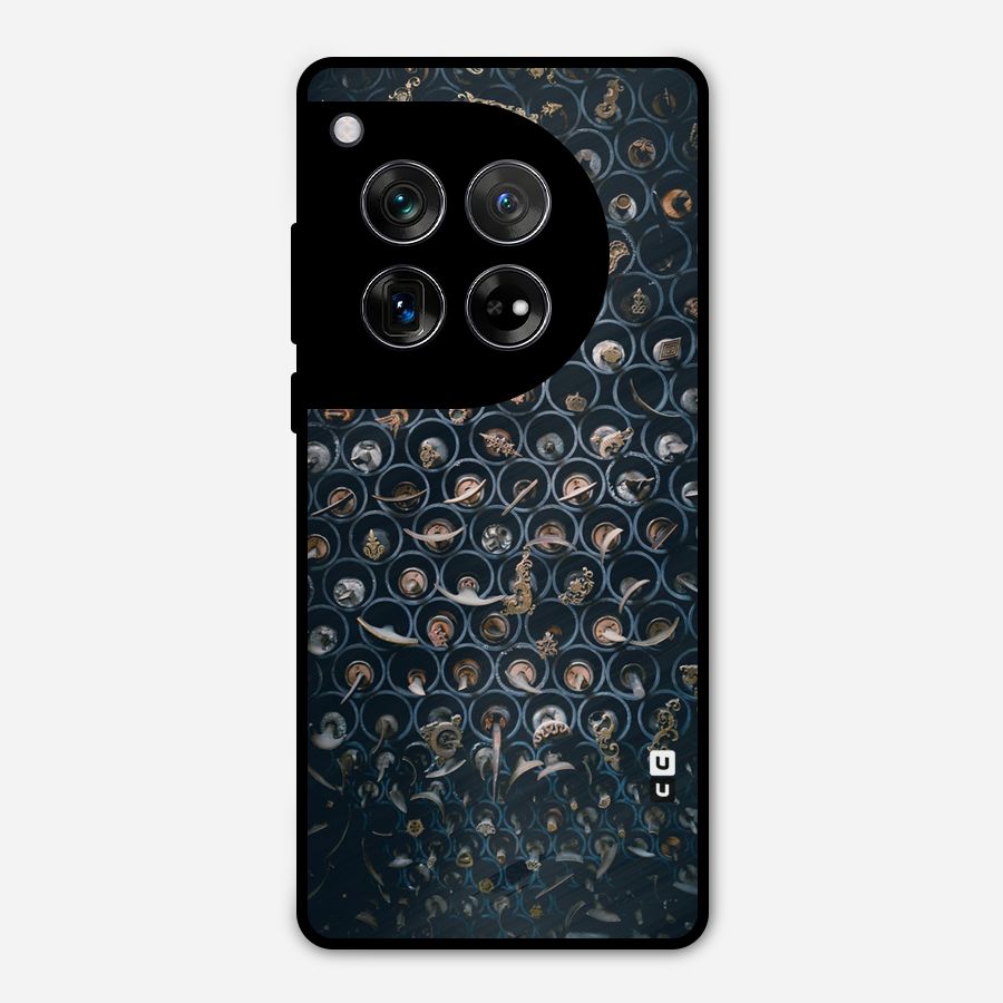 Ancient Wall Circles Metal Back Case for OnePlus 12