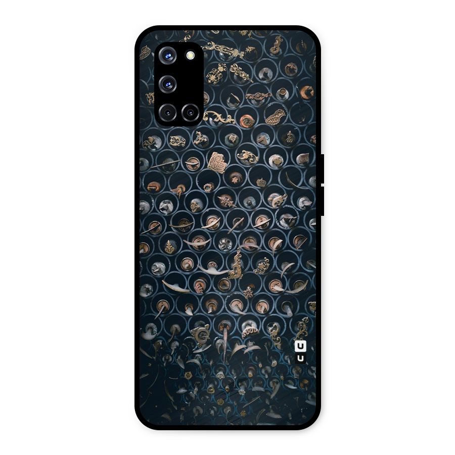 Ancient Wall Circles Metal Back Case for Oppo A52