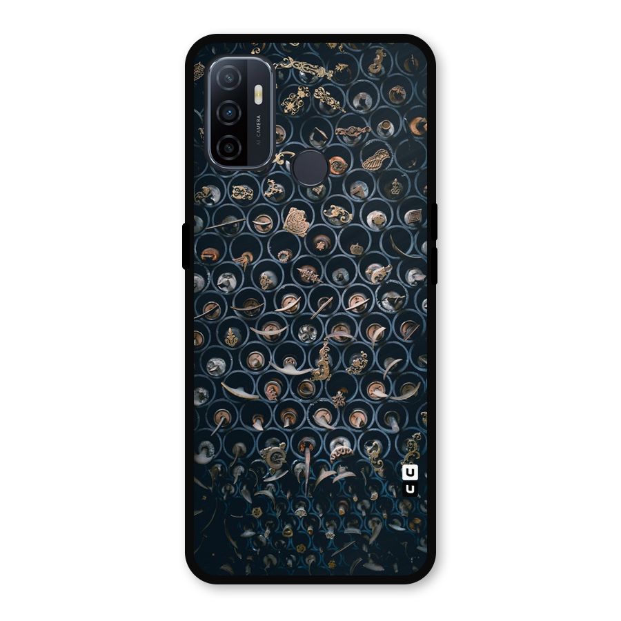 Ancient Wall Circles Metal Back Case for Oppo A53