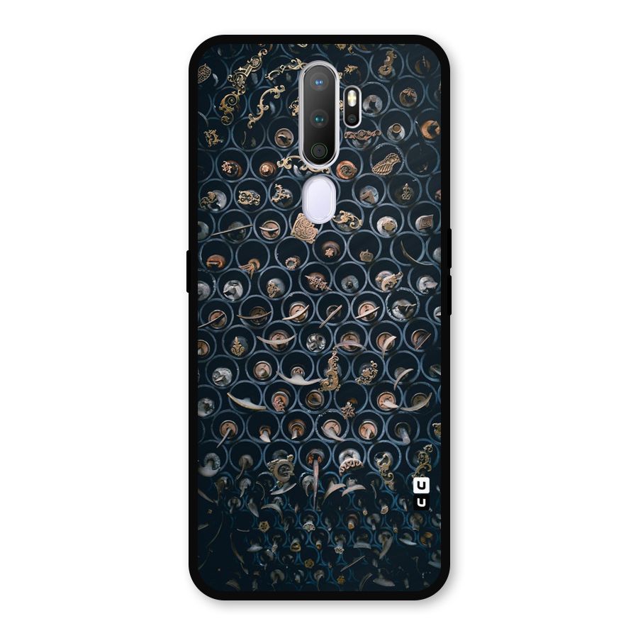 Ancient Wall Circles Metal Back Case for Oppo A9 (2020)