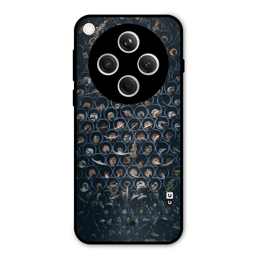 Ancient Wall Circles Metal Back Case for Oppo Find X8