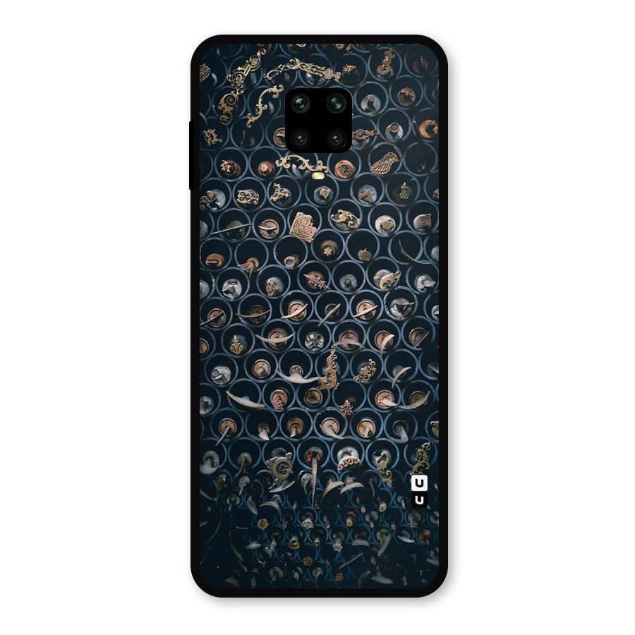 Ancient Wall Circles Metal Back Case for Poco M2