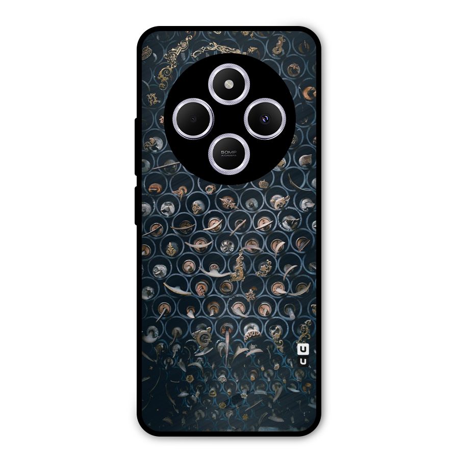 Ancient Wall Circles Metal Back Case for Poco M7