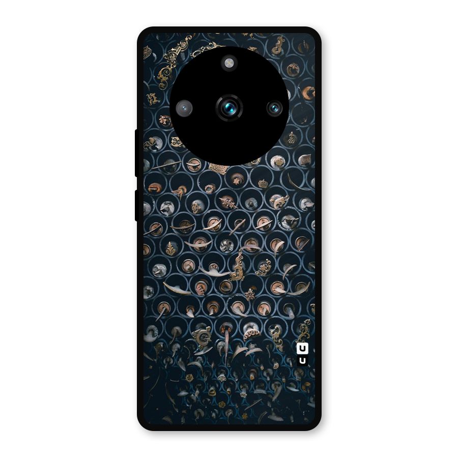 Ancient Wall Circles Metal Back Case for Realme 11 Pro Plus