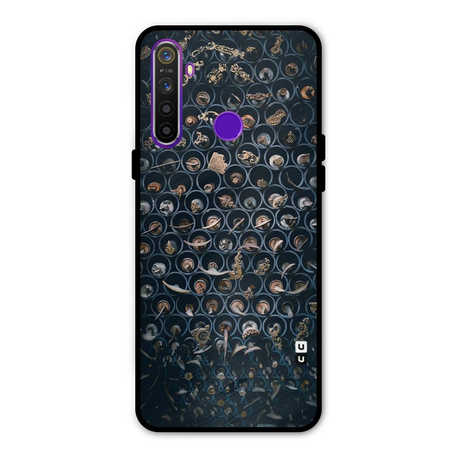 Ancient Wall Circles Metal Back Case for Realme 5