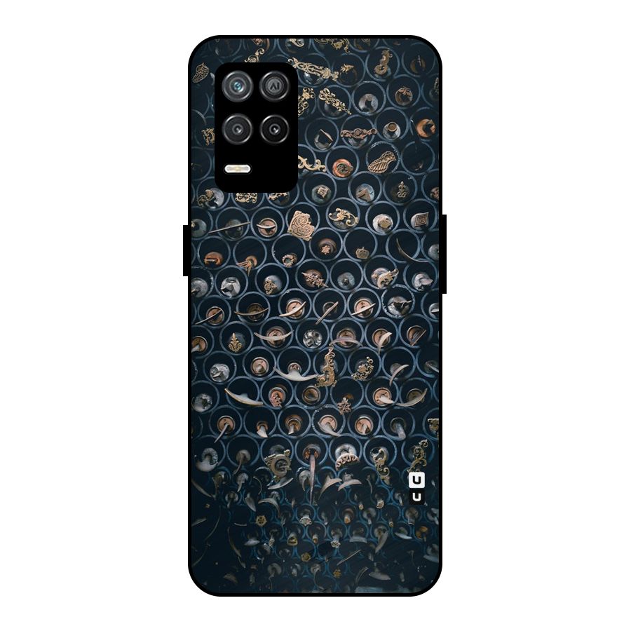 Ancient Wall Circles Metal Back Case for Realme 8s 5G