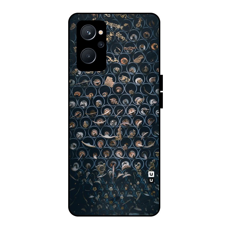 Ancient Wall Circles Metal Back Case for Realme 9i 5G