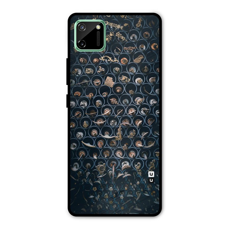 Ancient Wall Circles Metal Back Case for Realme C11