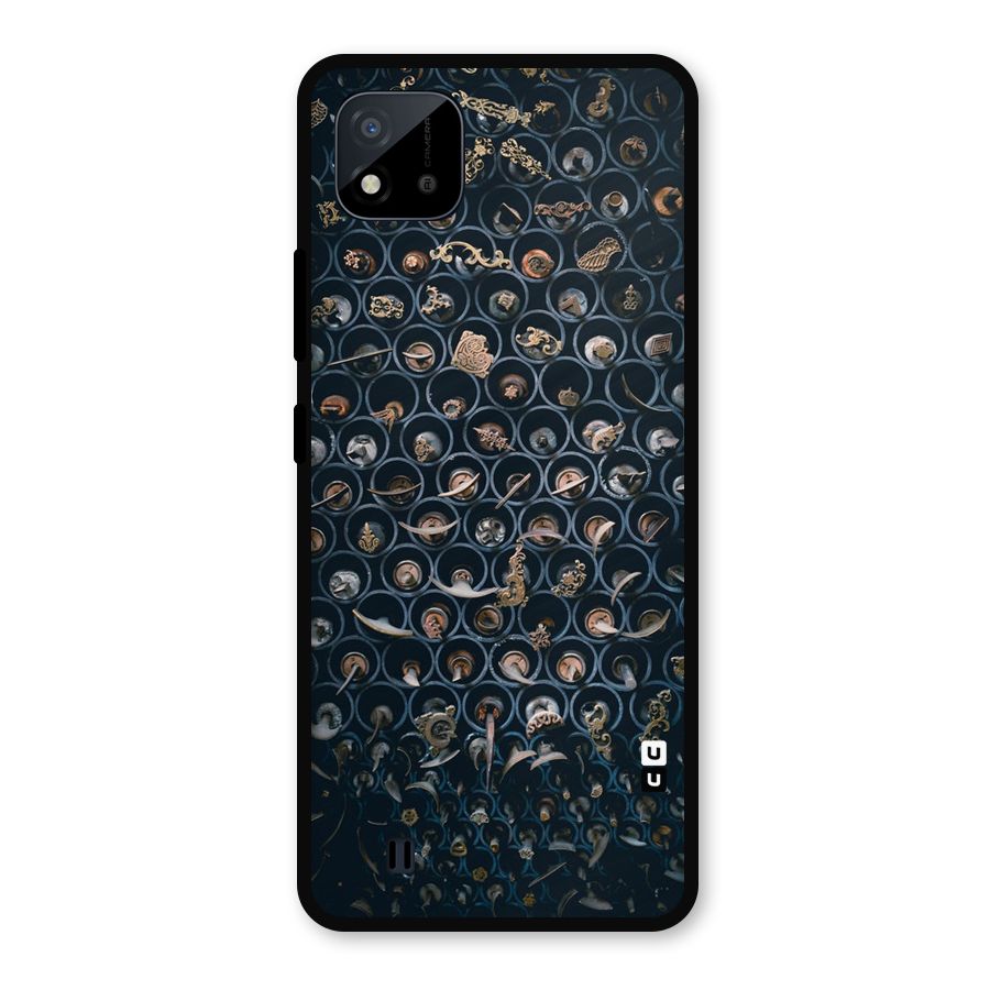 Ancient Wall Circles Metal Back Case for Realme C11 2021