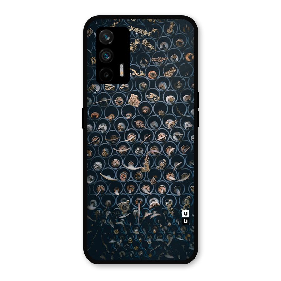 Ancient Wall Circles Metal Back Case for Realme GT 5G