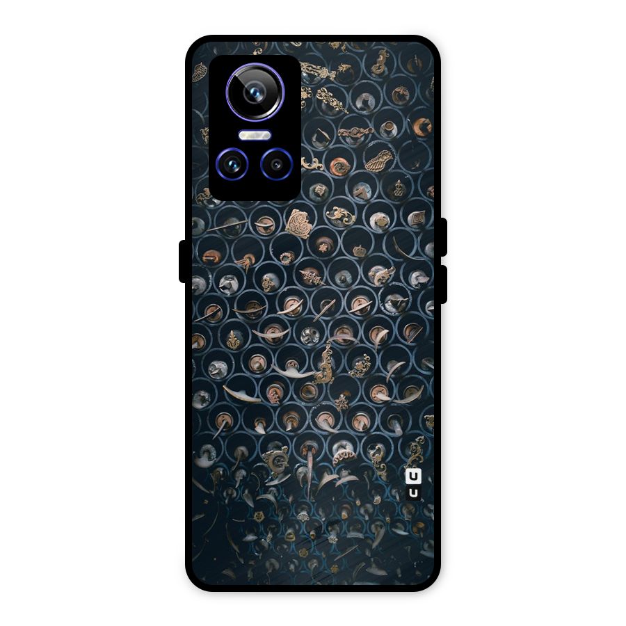 Ancient Wall Circles Metal Back Case for Realme GT Neo 3