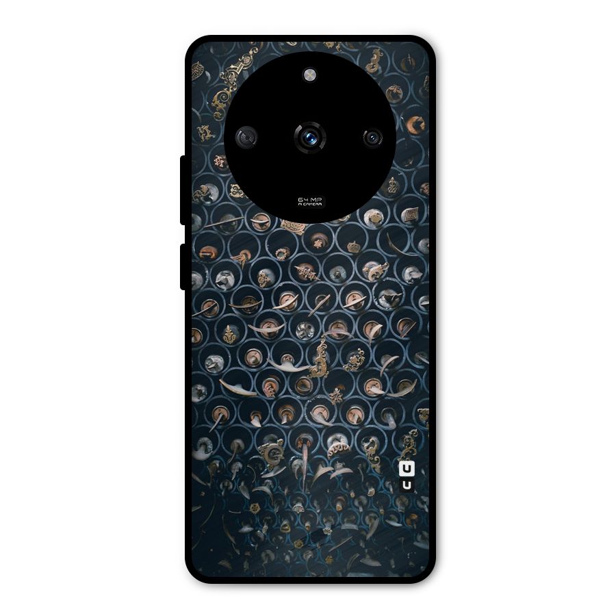 Ancient Wall Circles Metal Back Case for Realme Narzo 60 5G