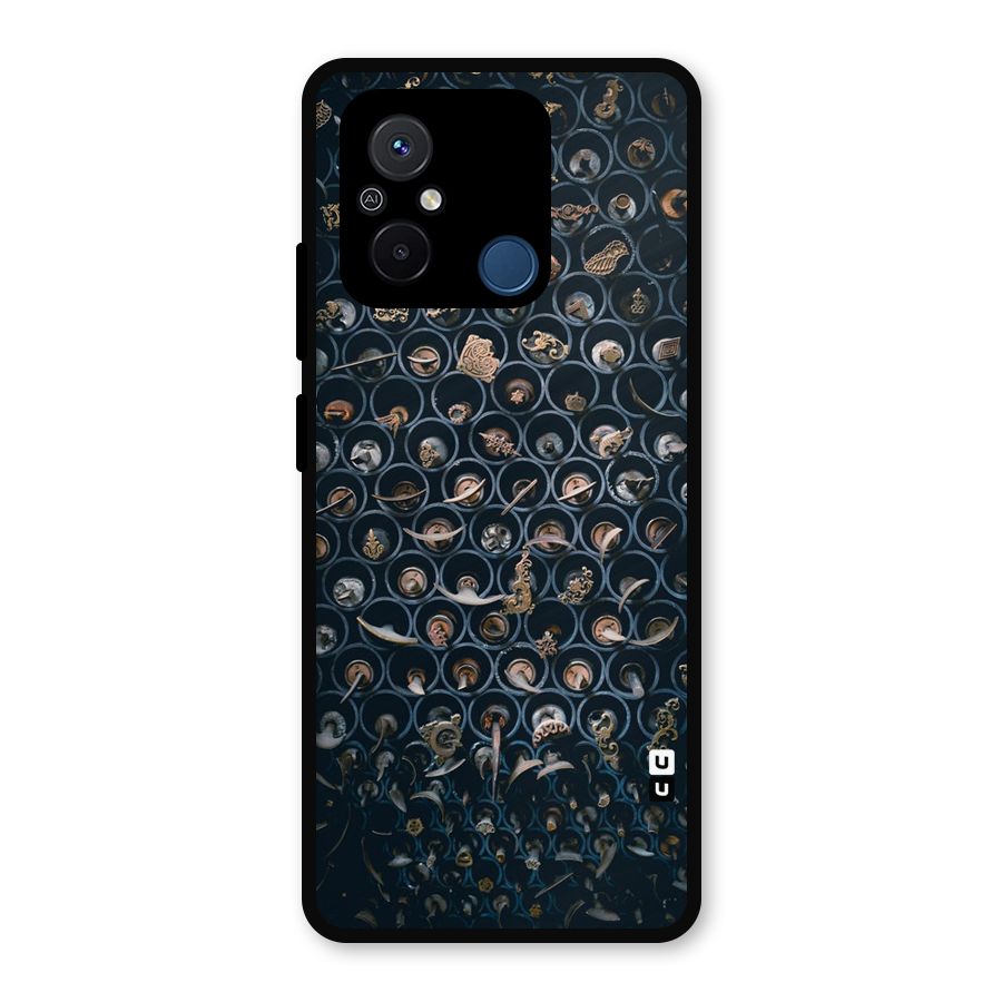 Ancient Wall Circles Metal Back Case for Redmi 12C