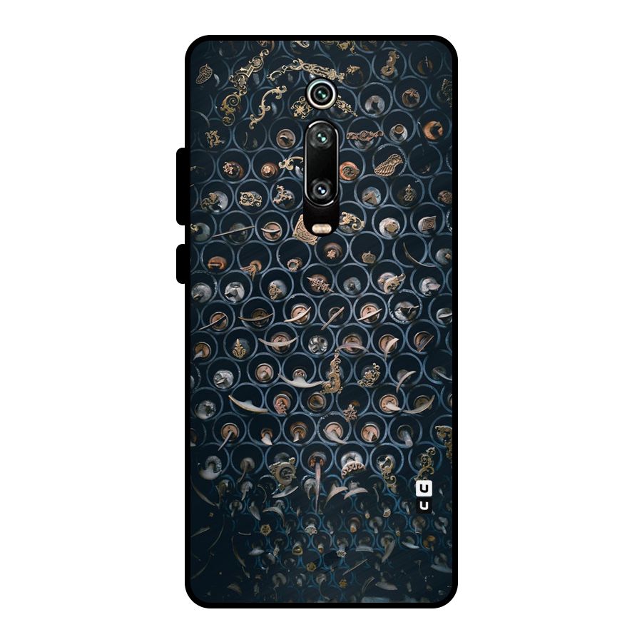 Ancient Wall Circles Metal Back Case for Redmi K20
