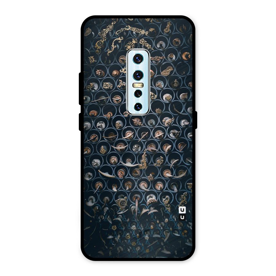 Ancient Wall Circles Metal Back Case for Vivo V17 Pro