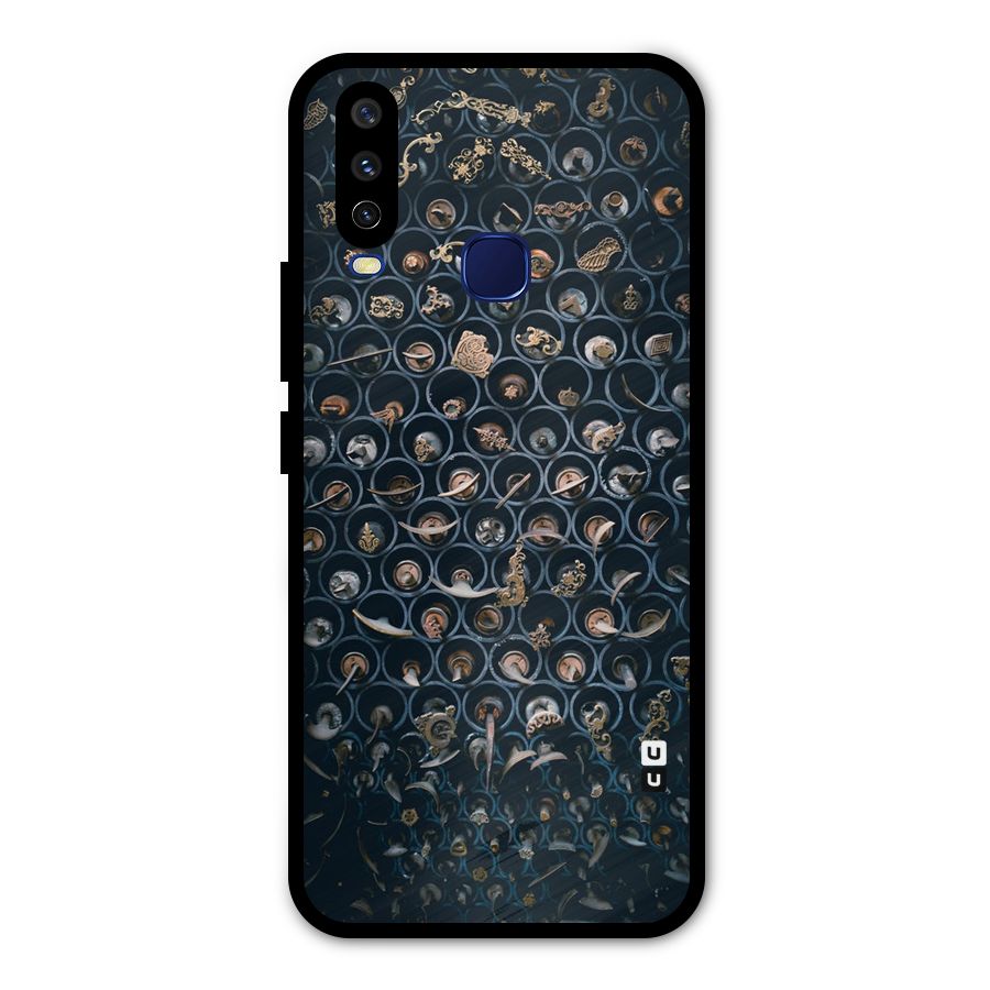 Ancient Wall Circles Metal Back Case for Vivo Y15