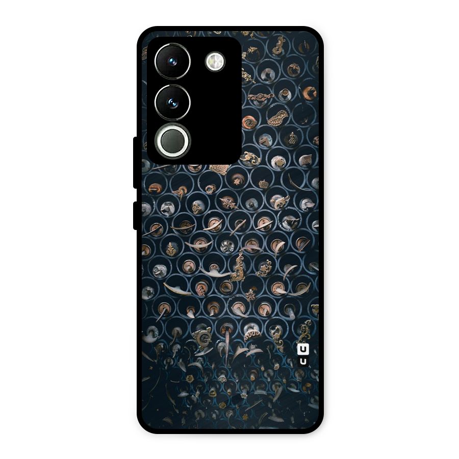 Ancient Wall Circles Metal Back Case for Vivo Y200