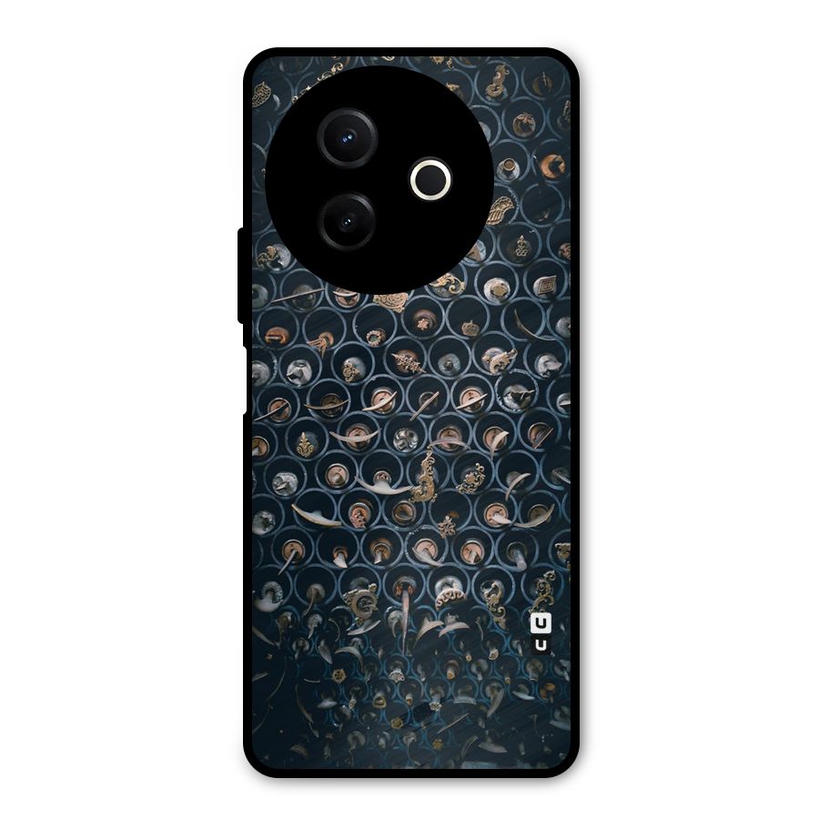 Ancient Wall Circles Metal Back Case for Vivo Y39