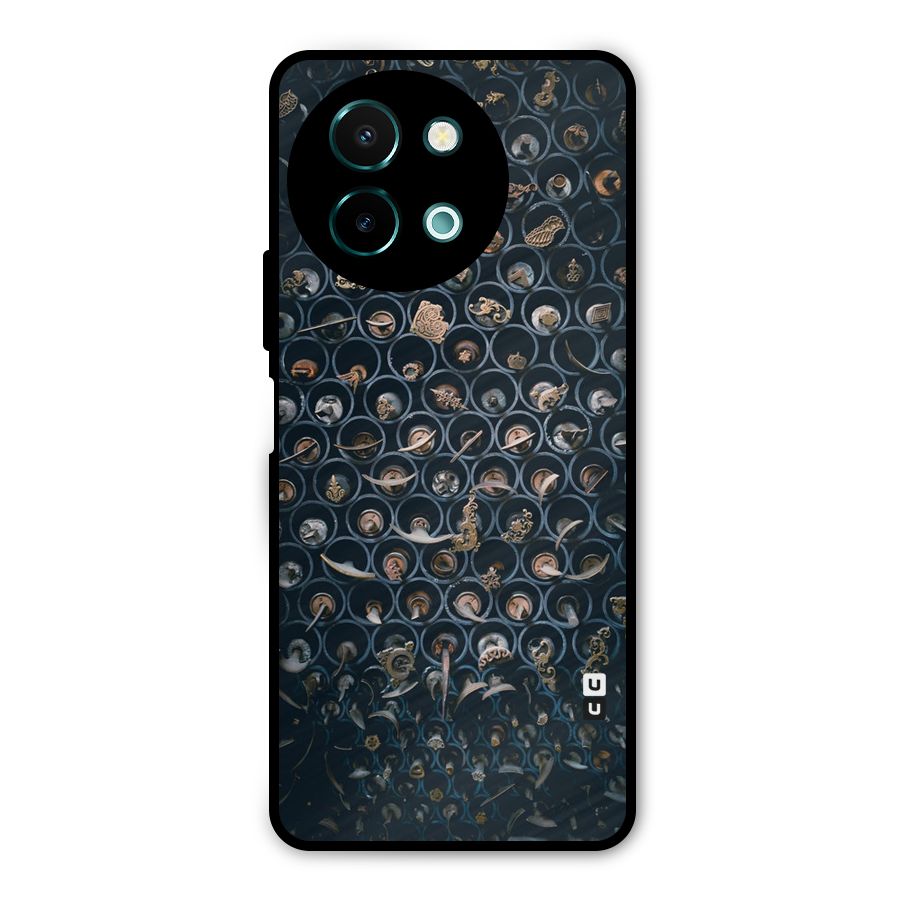 Ancient Wall Circles Metal Back Case for Vivo Y58
