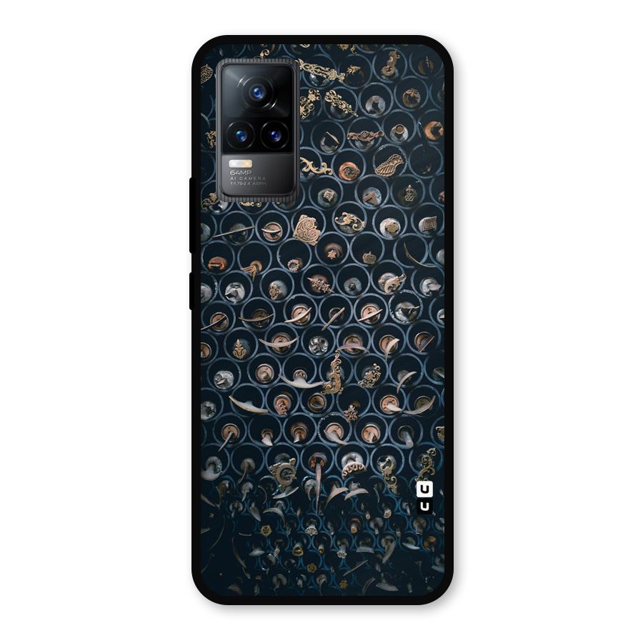 Ancient Wall Circles Metal Back Case for Vivo Y73