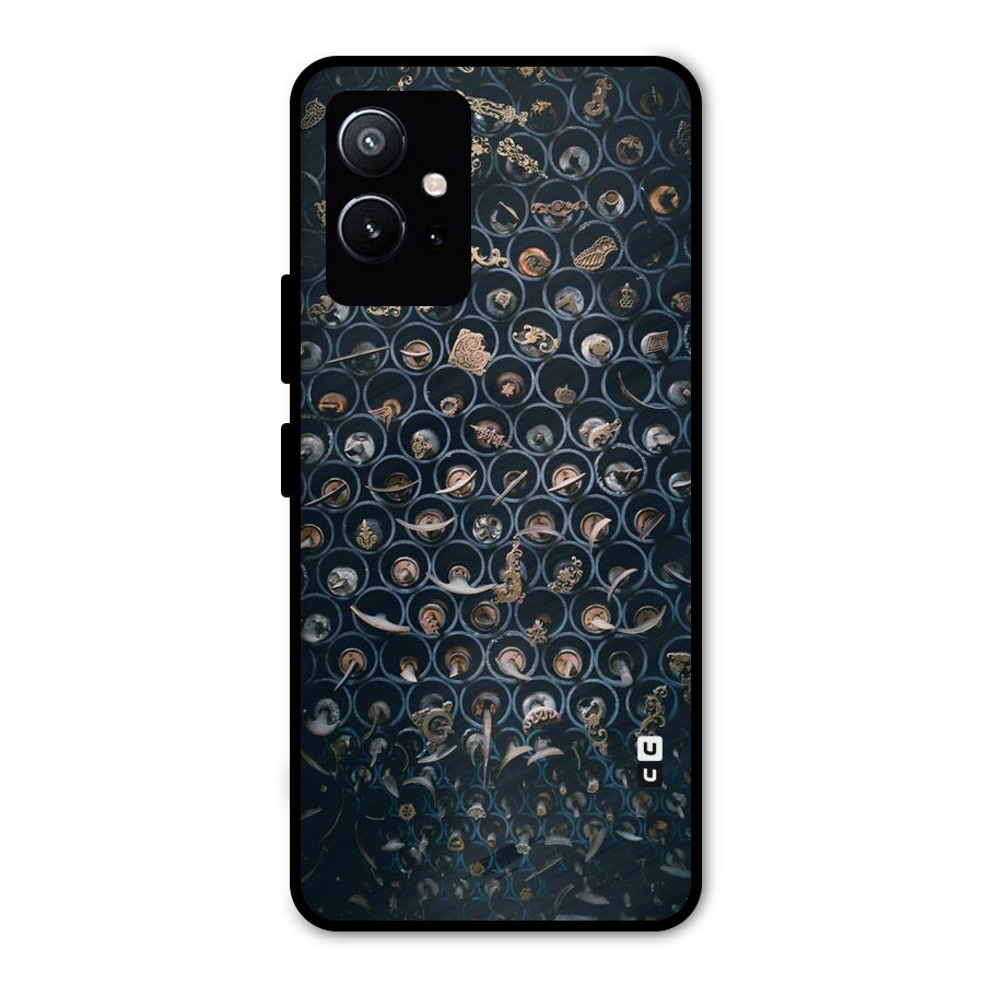 Ancient Wall Circles Metal Back Case for Vivo Y75 5G