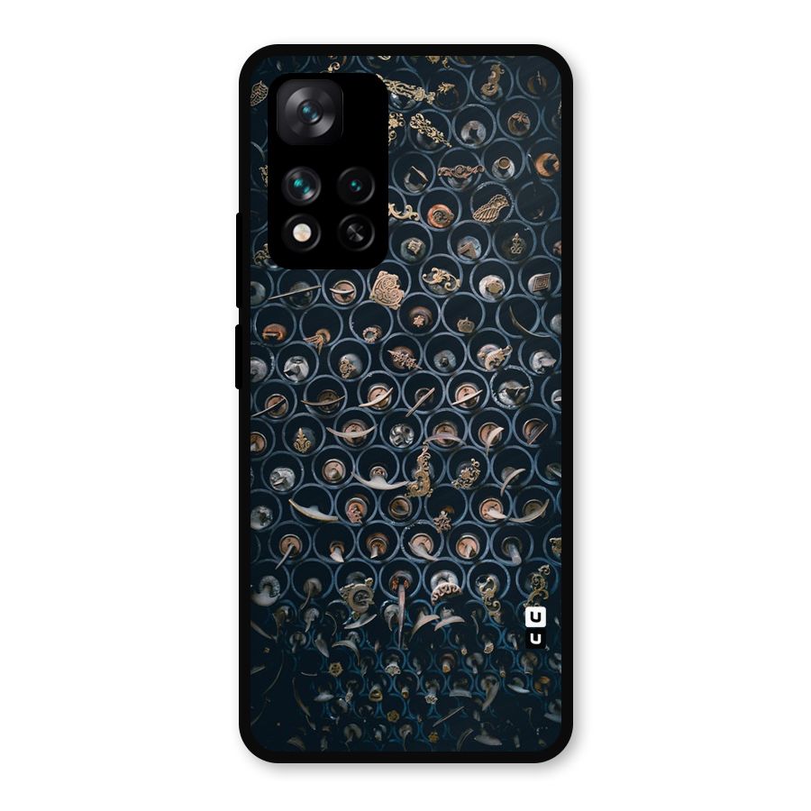 Ancient Wall Circles Metal Back Case for Xiaomi 11i Hypercharge 5G
