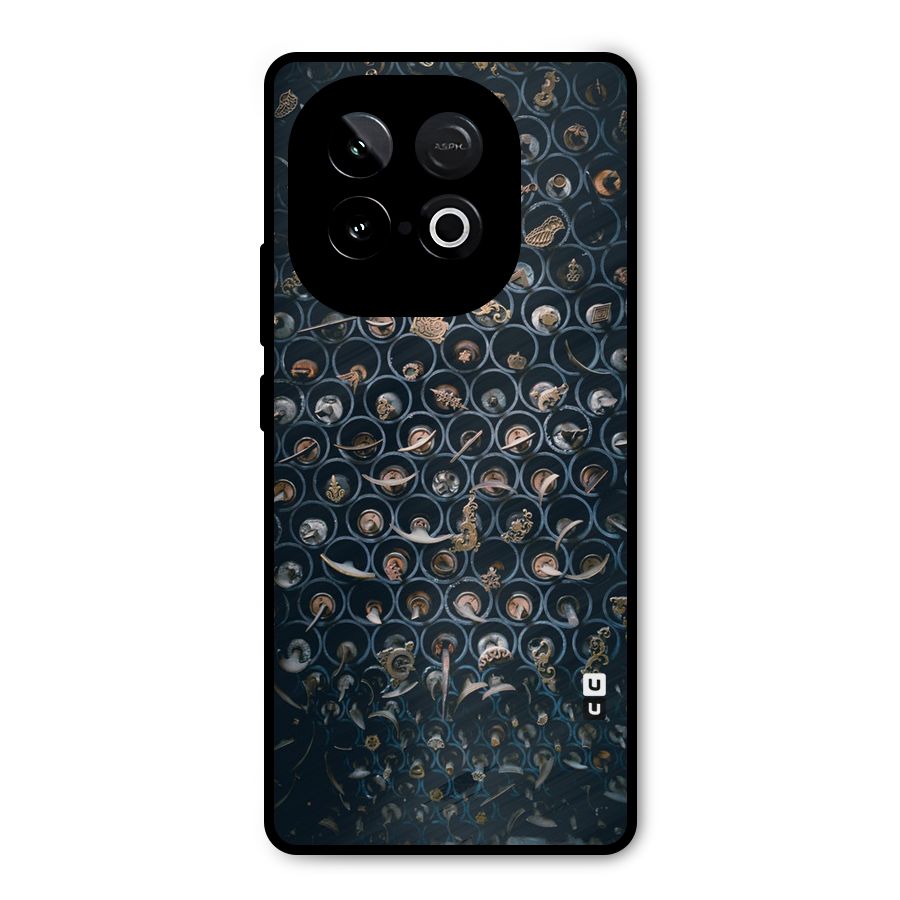 Ancient Wall Circles Metal Back Case for iQOO Neo 10