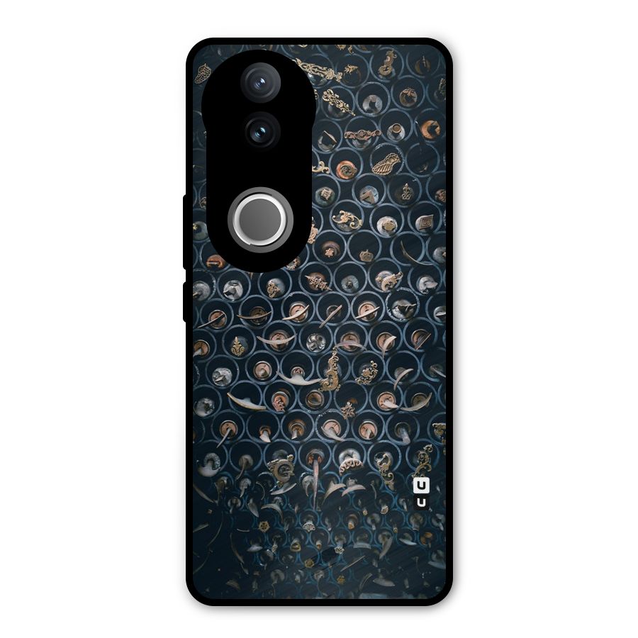Ancient Wall Circles Metal Back Case for iQOO Z10R