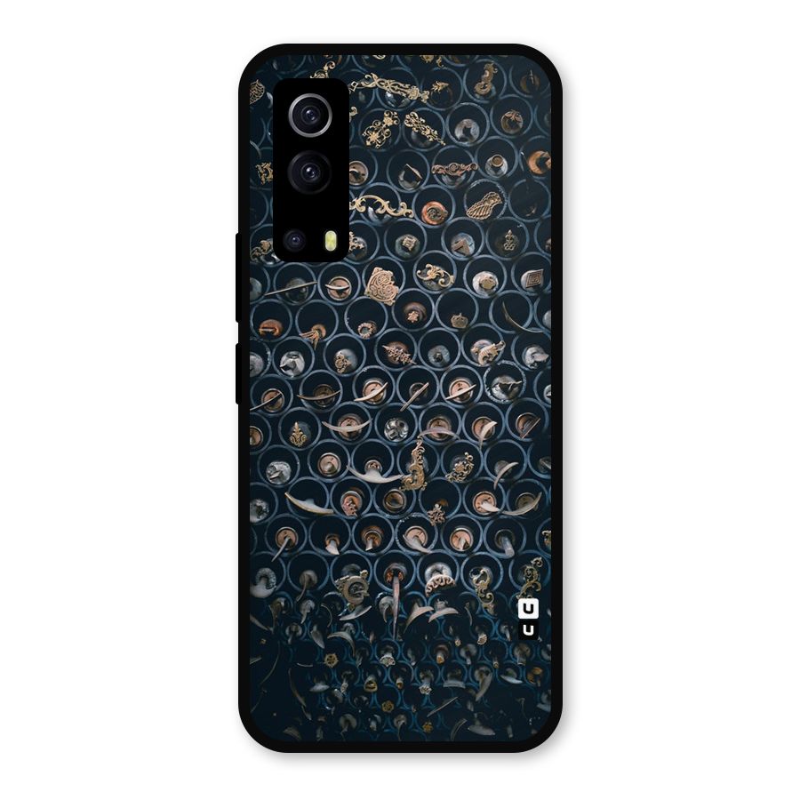 Ancient Wall Circles Metal Back Case for iQOO Z3