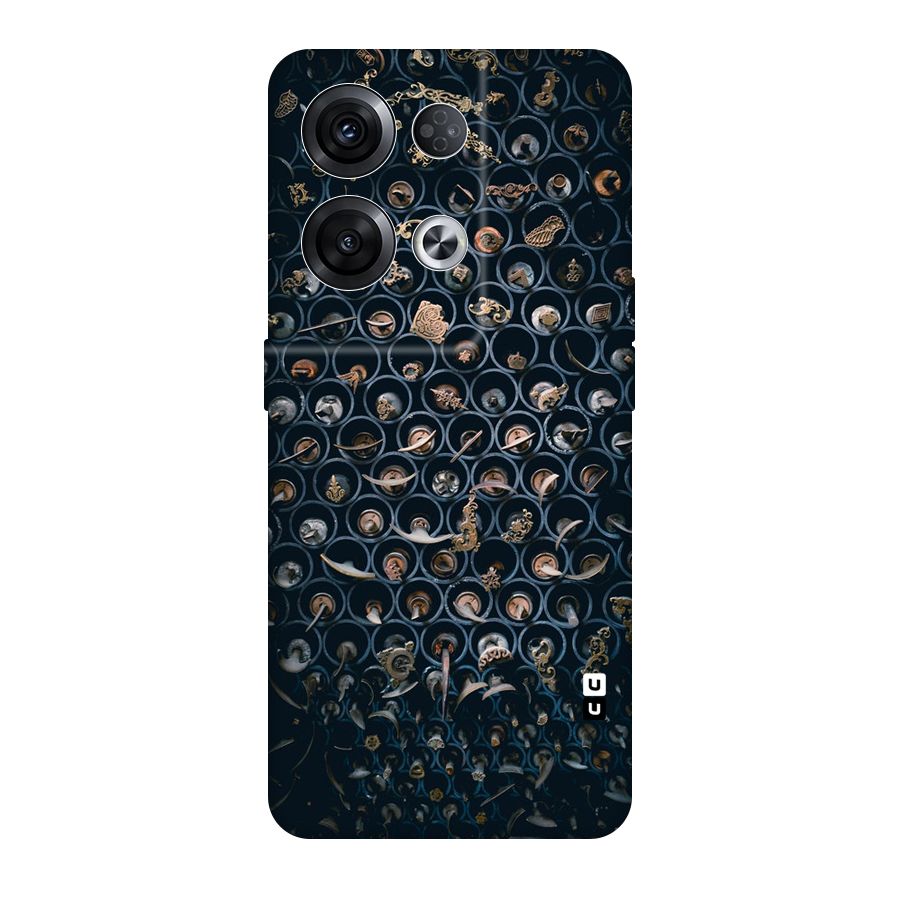 Ancient Wall Circles Original Polycarbonate Back Case for Oppo Reno8 Pro 5G