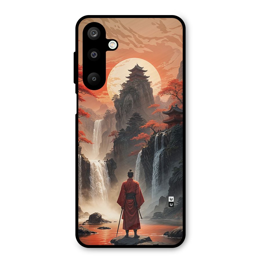 Ancient Waterfall Metal Back Case for Galaxy M16