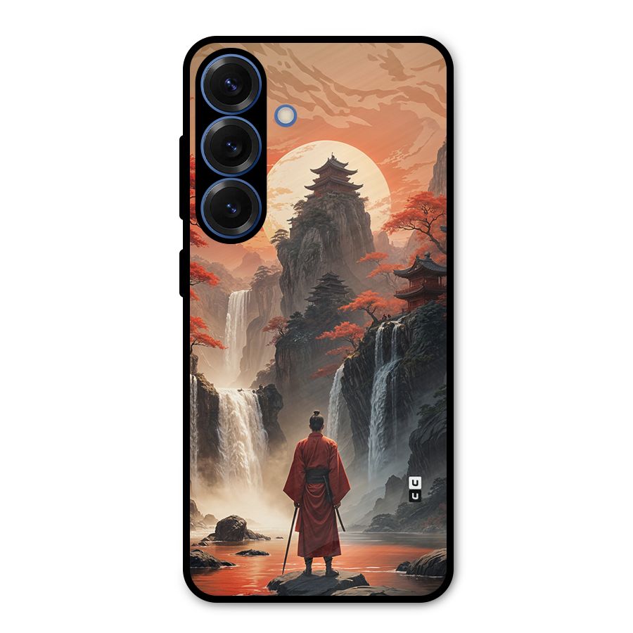 Ancient Waterfall Metal Back Case for Galaxy S25
