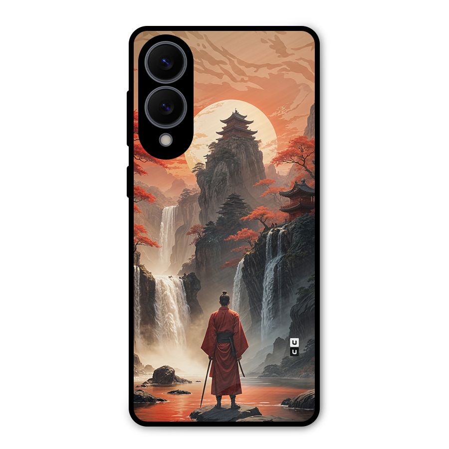 Ancient Waterfall Metal Back Case for Galaxy S25 Edge