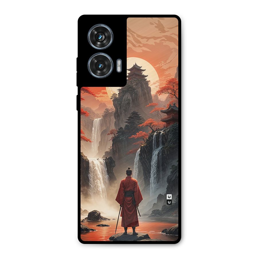 Ancient Waterfall Metal Back Case for Motorola G96