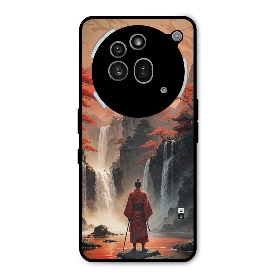 Ancient Waterfall Metal Back Case for Nothing Phone 3a Pro