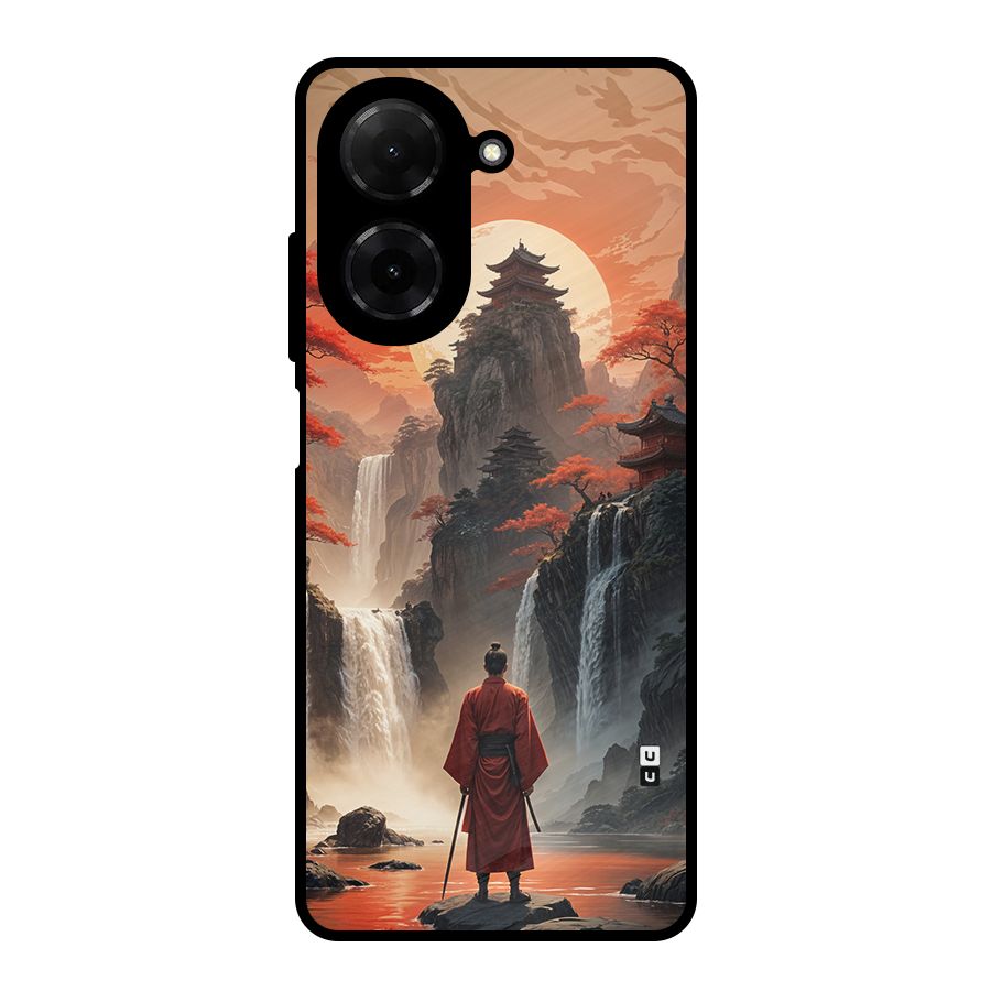 Ancient Waterfall Metal Back Case for Redmi A5 4G